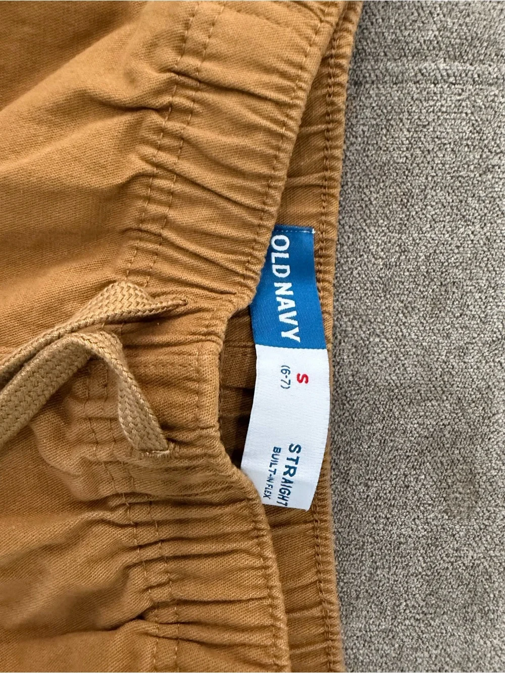 Old Navy Kids Tan Pull-On Chino Pants